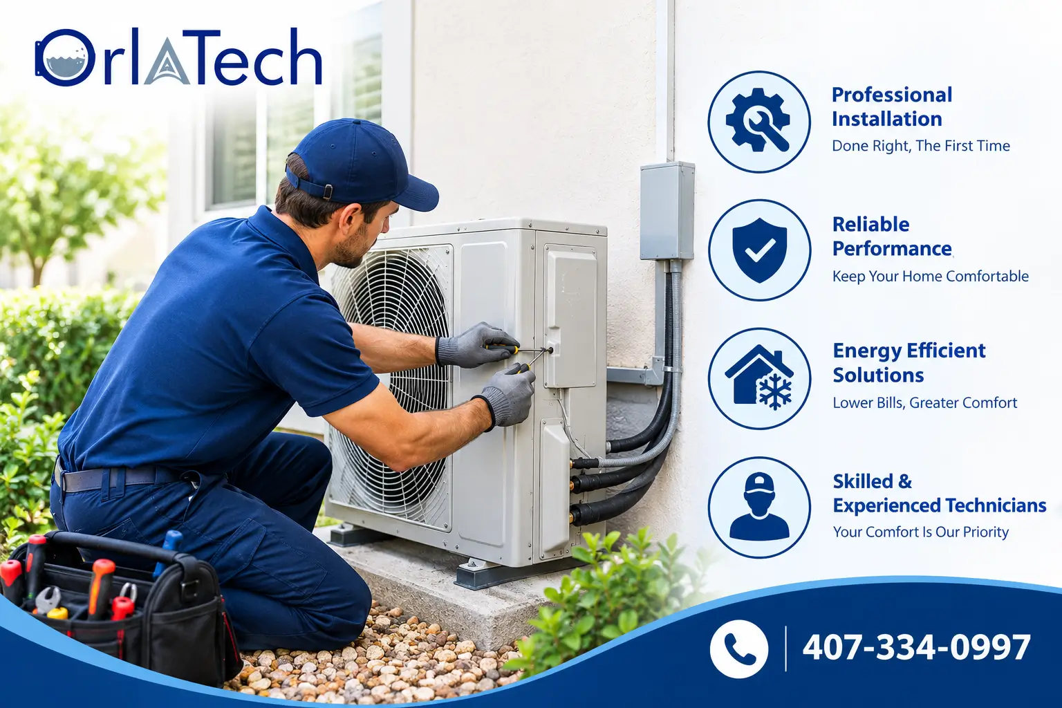 AC Installation Orlando | OrlaTech Home Appliance Repair