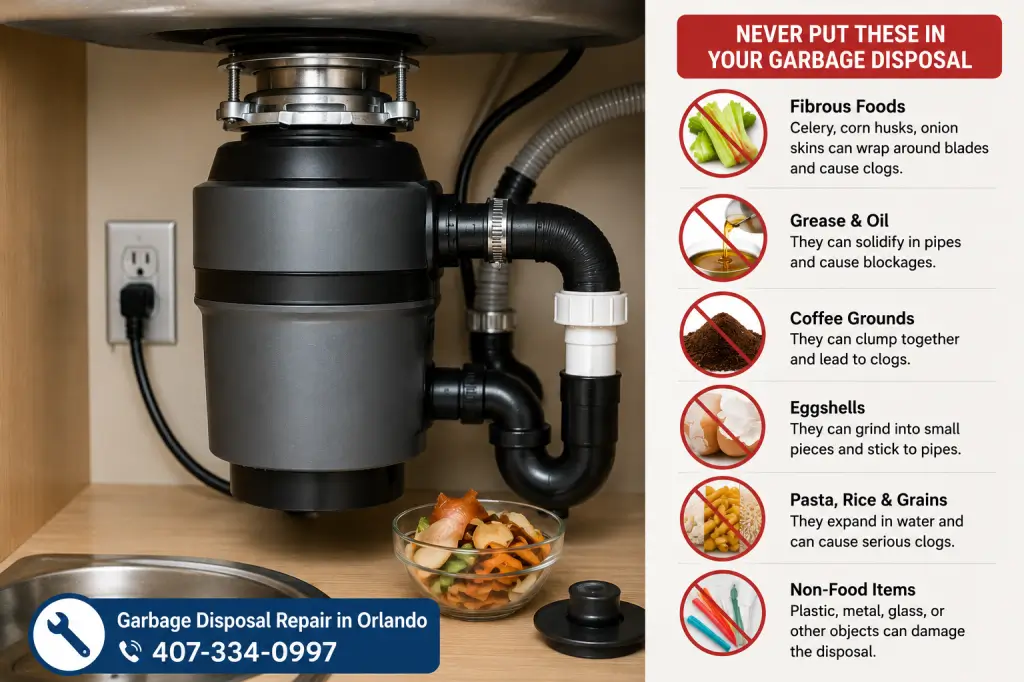 Garbage Disposal Repair in Orlando