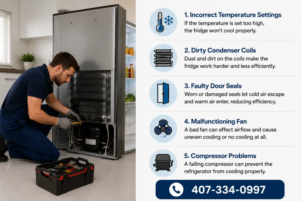 Refrigerator Repair Services in Orlando