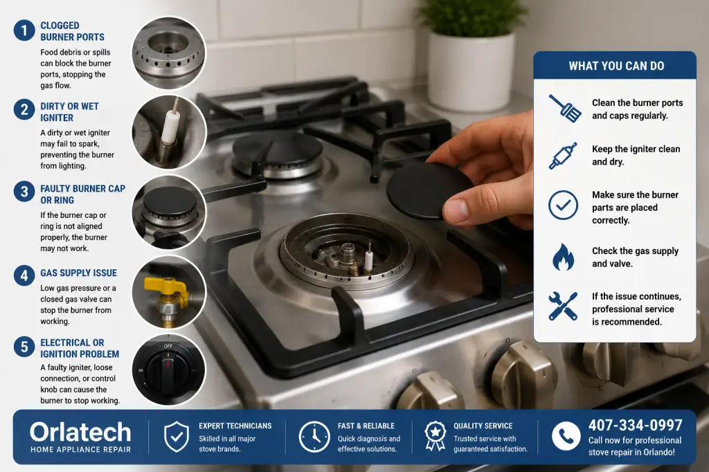 Stove & Cooktop repair in Orlando